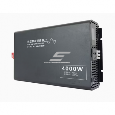 Impulsowa przetwornica napięcia | 36V DC → 220V AC | 4000 W | wyświetlacz LCD | obudowa aluminiowa | IPS-PI4000-236 1