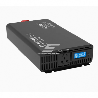 Impulsowa przetwornica napięcia | 60V DC → 220V AC | 1000 W | wyświetlacz LCD | obudowa aluminiowa | IPS-PI1000-260 1 Impulsowa przetwornica napięcia | 60V DC → 220V AC | 1000 W | wyświetlacz LCD | obudowa aluminiowa | IPS-PI1000-260 1