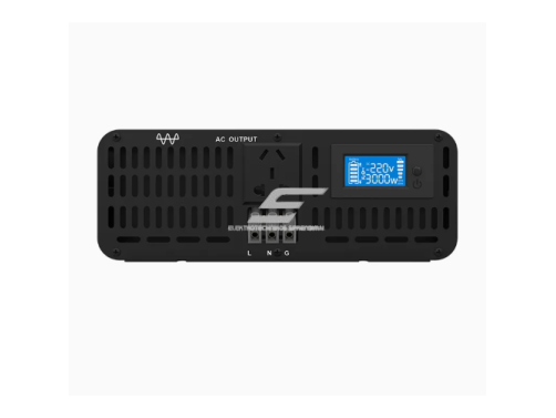 Impulsinis įtampos keitiklis | 48V DC → 220V AC | 3000 W | LCD ekranas | aliuminio korpusas | IPS-PI3000-248 4 Impulsinis įtampos keitiklis | 48V DC → 220V AC | 3000 W | LCD ekranas | aliuminio korpusas | IPS-PI3000-248 4