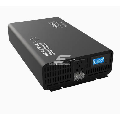 Impulsspinge muundur | 24V DC → 220V AC | 3000 W | LCD-ekraan | alumiiniumkorpus | IPS-PI3000-224 1