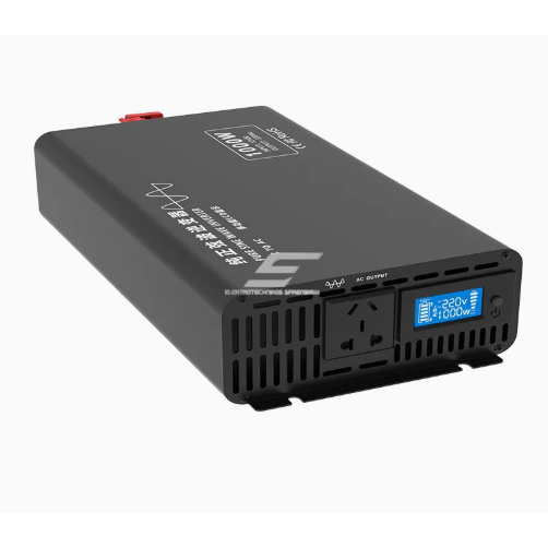 Impulsowa przetwornica napięcia | 60V DC → 220V AC | 1000 W | wyświetlacz LCD | obudowa aluminiowa | IPS-PI1000-260 1