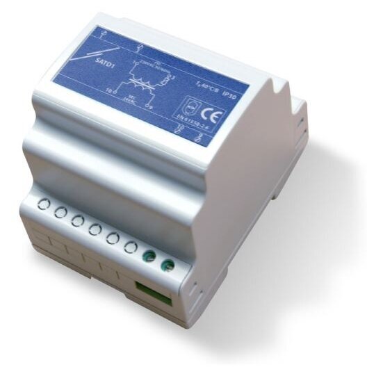 Isoleeriv ohutustrafo | 230VAC/24VAC | 25VA | DIN-liistule | IP30 | Sentera Controls | SATD1-24-25