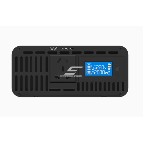 Impulsu sprieguma pārveidotājs | 36V DC → 220V AC | 2000 W | LCD displejs | alumīnija korpuss | IPS-PI2000-236 1 Impulsu sprieguma pārveidotājs | 36V DC → 220V AC | 2000 W | LCD displejs | alumīnija korpuss | IPS-PI2000-236 1