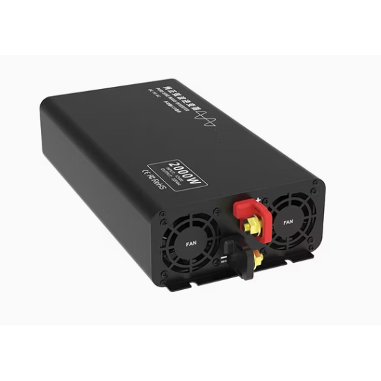 Impulsowa przetwornica napięcia | 24V DC → 220V AC | 2000 W | wyświetlacz LCD | obudowa aluminiowa | IPS-PI2000-224 Impulsowa przetwornica napięcia | 24V DC → 220V AC | 2000 W | wyświetlacz LCD | obudowa aluminiowa | IPS-PI2000-224