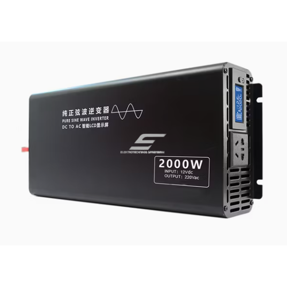 Impulsspinge muundur | 72V DC → 220V AC | 2000 W | LCD-ekraan | alumiiniumkorpus | IPS-PI2000-272 2 Impulsspinge muundur | 72V DC → 220V AC | 2000 W | LCD-ekraan | alumiiniumkorpus | IPS-PI2000-272 2