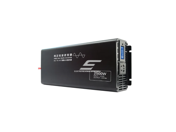 Impulsinis įtampos keitiklis | 84V DC → 220V AC | 2500 W | LCD ekranas | aliuminio korpusas | IPS-PI2500-284 2