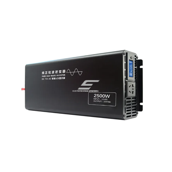 Impulsspinge muundur | 24V DC → 220V AC | 2500 W | LCD-ekraan | alumiiniumkorpus | IPS-PI2500-224 2 Impulsspinge muundur | 24V DC → 220V AC | 2500 W | LCD-ekraan | alumiiniumkorpus | IPS-PI2500-224 2