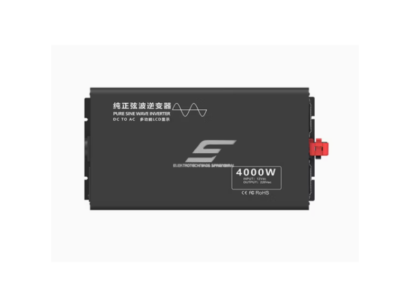 Impulsinis įtampos keitiklis | 60V DC → 220V AC | 4000 W | LCD ekranas | aliuminio korpusas | IPS-PI4000-260 2