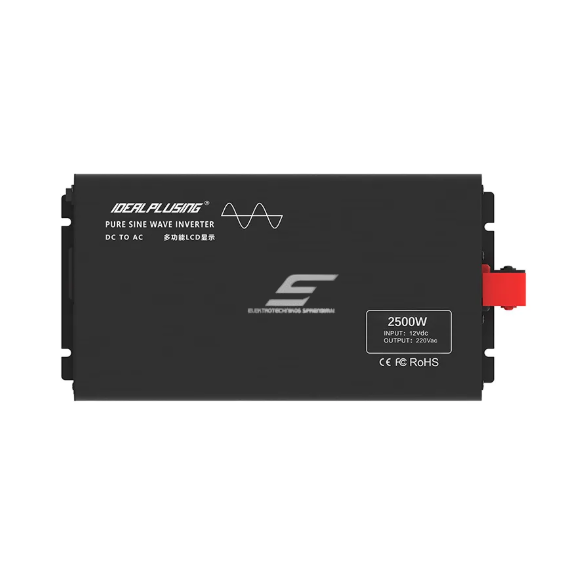 Switching voltage inverter | 36V DC → 220V AC | 2500 W | LCD display | aluminum housing | IPS-PI2500-236 1