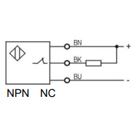 Inductive proximity sensor | 8mm | 17x17x28mm | 10-30VDC | NC | NPN | non-flush mount | IP67 2