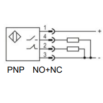 Induktīvais tuvuma sensors | 40mm | 40x40x129mm | 10-30VDC | NO+NC | PNP | neiegrimstoša montāžā | M12 | IP67 2 Induktīvais tuvuma sensors | 40mm | 40x40x129mm | 10-30VDC | NO+NC | PNP | neiegrimstoša montāžā | M12 | IP67 2