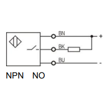 Inductive proximity sensor | 12mm | M18 | 10-30VDC | NO | NPN | flush mount | IP67 2