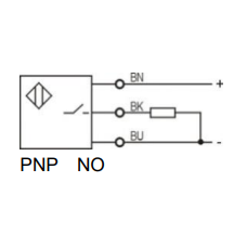 Inductive proximity sensor | 8mm | M18 | 10-30VDC | NO | PNP | non-flush mount | IP67 2 Inductive proximity sensor | 8mm | M18 | 10-30VDC | NO | PNP | non-flush mount | IP67 2