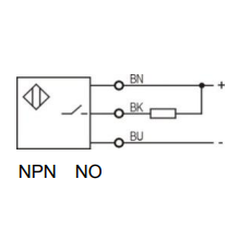 Inductive proximity sensor | 4mm | 6,5x40mm | 10-30VDC | NO | NPN | non-flush mount | IP67 2 Inductive proximity sensor | 4mm | 6,5x40mm | 10-30VDC | NO | NPN | non-flush mount | IP67 2