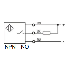 Inductive proximity sensor | 1,5mm | M5 | 10-30VDC | NO | NPN | flush mount | IP67 2 Inductive proximity sensor | 1,5mm | M5 | 10-30VDC | NO | NPN | flush mount | IP67 2