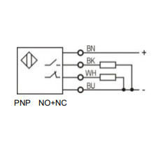 Inductive proximity sensor | 4mm | M12 | 10-30VDC | NO+NC | PNP | flush mount | IP67 2 Inductive proximity sensor | 4mm | M12 | 10-30VDC | NO+NC | PNP | flush mount | IP67 2