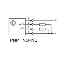 Inductive proximity sensor | 8mm | M18 | 10-30VDC | NO+NC | PNP | non-flush mount | M12 | IP67 2 Inductive proximity sensor | 8mm | M18 | 10-30VDC | NO+NC | PNP | non-flush mount | M12 | IP67 2