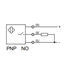 Inductive proximity sensor | 5mm | 10x18x30mm | 10-30VDC | NO | PNP | flush mount | IP67 2
