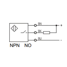 Induktīvais tuvuma sensors | 3mm | 5,8x10x27mm | 10-30VDC | NO | NPN | neiegrimstoša montāža | IP67 2 Induktīvais tuvuma sensors | 3mm | 5,8x10x27mm | 10-30VDC | NO | NPN | neiegrimstoša montāža | IP67 2