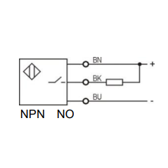 Inductive proximity sensor | 2,5mm | 7,5x7,7x23mm | 10-30VDC | NO | NPN | non-flush mount | IP67 2 Inductive proximity sensor | 2,5mm | 7,5x7,7x23mm | 10-30VDC | NO | NPN | non-flush mount | IP67 2