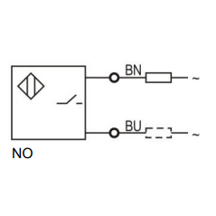 Inductive proximity sensor | 8mm | M18 | 20-250VAC | NO | non-flush mount | IP67 2 Inductive proximity sensor | 8mm | M18 | 20-250VAC | NO | non-flush mount | IP67 2