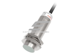 Induktyvinis artumo jutiklis | 5mm | M18 | 20-250VAC | NO | įmontuojamas | 2m kabelis | IP67