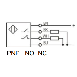 Inductive proximity sensor | 8mm | M18 | 10-30VDC | NO+NC | PNP | non-flush mount | IP67 2 Inductive proximity sensor | 8mm | M18 | 10-30VDC | NO+NC | PNP | non-flush mount | IP67 2
