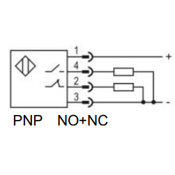 Inductive proximity sensor | 4mm | M12 | 10-30VDC | NO+NC | PNP | flush mount | IP67 2 Inductive proximity sensor | 4mm | M12 | 10-30VDC | NO+NC | PNP | flush mount | IP67 2