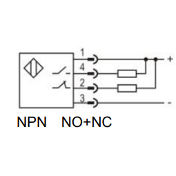 Inductive proximity sensor | 4mm | M12 | 10-30VDC | NO+NC | NPN | flush mount | IP67 2 Inductive proximity sensor | 4mm | M12 | 10-30VDC | NO+NC | NPN | flush mount | IP67 2