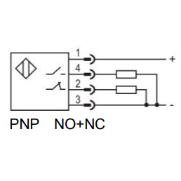 Indukcyjny czujnik zbliżeniowy | 50mm | 40x80x104mm | 10-30VDC | NO+NC | PNP | montaż wystający | M12 | IP67 2 Indukcyjny czujnik zbliżeniowy | 50mm | 40x80x104mm | 10-30VDC | NO+NC | PNP | montaż wystający | M12 | IP67 2