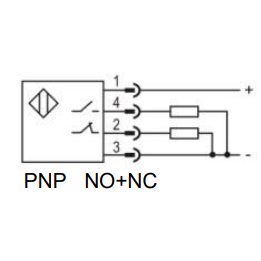 Inductive proximity sensor | 2mm | M12 | 10-30VDC | NO+NC | PNP | flush mount | IP67 2 Inductive proximity sensor | 2mm | M12 | 10-30VDC | NO+NC | PNP | flush mount | IP67 2