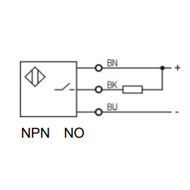 Induktīvais tuvuma sensors | 4mm | 12x16x28mm | 10-30VDC | NO | NPN | neiegrimstoša montāžā | IP67 2