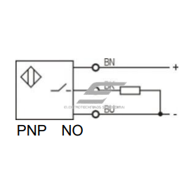 Inductive proximity sensor | 8mm | 18x18x36mm | 10-30VDC | NC | PNP | non-flush mount | IP67 2 Inductive proximity sensor | 8mm | 18x18x36mm | 10-30VDC | NC | PNP | non-flush mount | IP67 2