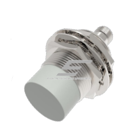 Indukcyjny czujnik zbliżeniowy | 22mm | M30 | 10-30VDC | NC | NPN | montaż wystający | M12 | obudowa niklowo-miedziana | IP68