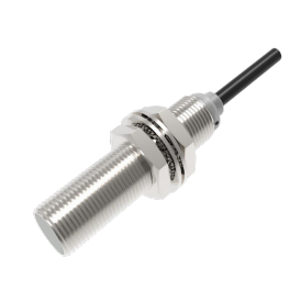 Indukcyjny czujnik zbliżeniowy | 4mm | M12 | 10-30VDC | NC | NPN | montaż wpuszczany | kabel 2m | obudowa niklowo-miedziana | IP68