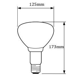 Podczerwień | termiczna | żarówka E27 | 150W | 230V | Philips 1