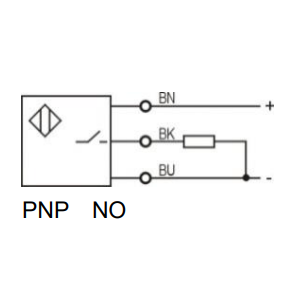 Inductive proximity sensor | 2,5mm | 7,5x7,7x23mm | 10-30VDC | NO | PNP | non-flush mount | IP67 2