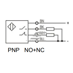 Induktiivne lähedusandur | 2mm | M12 | 10-30VDC | NO+NC | PNP | süvistatav paigaldus | IP67 2