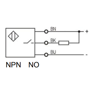 Kapacitīvais tuvuma sensors | 5mm | M18 | 10-30VDC | NO | NPN | iebūvējams | 2m kabelis | IP67 2 Kapacitīvais tuvuma sensors | 5mm | M18 | 10-30VDC | NO | NPN | iebūvējams | 2m kabelis | IP67 2