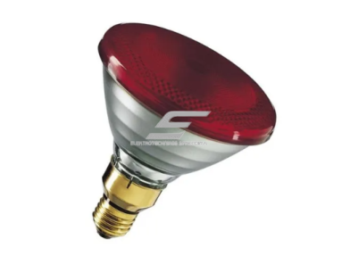 Infraraudonųjų spindulių | šiluminė lemputė E27 | 150W | 230V | raudona | Philips