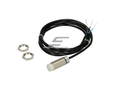 Induktyvinis artumo jutiklis | 12mm | 10-30VDC | PNP | NO | IP67 | M18 | 2m kabelis | AK1/AP-4A
