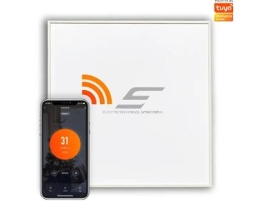 Išmanus infraraudonųjų spindulių šildytuvas | panelė | Wi-Fi | 600W | 230V | TUYA Išmanus infraraudonųjų spindulių šildytuvas | panelė | Wi-Fi | 600W | 230V | TUYA