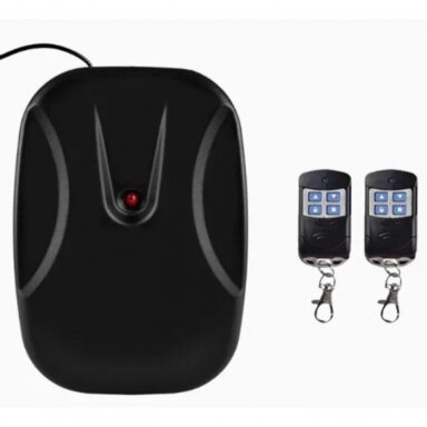 Wireless RF remote control with receiver | 433MHz | 230V | 4 channels | 2 remotes | for garage doors | for door locks Wireless RF remote control with receiver | 433MHz | 230V | 4 channels | 2 remotes | for garage doors | for door locks