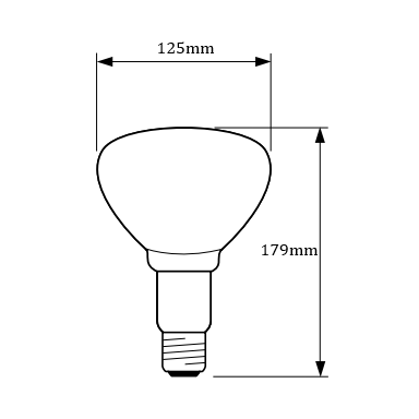 Infrasarkano starojuma | termiskā | kvēlspuldze E27 | 300W | 230V | Philips Infrasarkano starojuma | termiskā | kvēlspuldze E27 | 300W | 230V | Philips