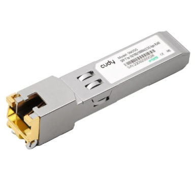 Optiskais / vara integrējams pārveidotājs | Cudy SFP++ SM25G | SFP+ / SFP++ → 2.5GbE RJ45 | līdz 2.5 Gbps | vara Ethernet modulis Optiskais / vara integrējams pārveidotājs | Cudy SFP++ SM25G | SFP+ / SFP++ → 2.5GbE RJ45 | līdz 2.5 Gbps | vara Ethernet modulis