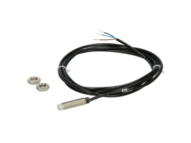 Induktyvinis artumo jutiklis | 4mm | 10-30VDC | M8 | PNP | NO | 2m kabelis | IP67 | AE6/AP-4A 1 Induktyvinis artumo jutiklis | 4mm | 10-30VDC | M8 | PNP | NO | 2m kabelis | IP67 | AE6/AP-4A 1