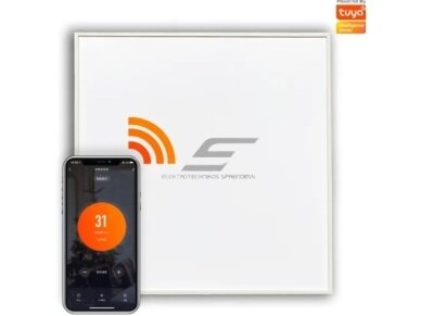 Išmanus infraraudonųjų spindulių šildytuvas | panelė | Wi-Fi | 600W | 230V | TUYA Išmanus infraraudonųjų spindulių šildytuvas | panelė | Wi-Fi | 600W | 230V | TUYA