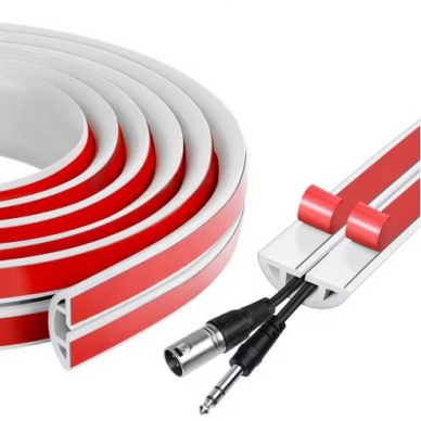 Kanał kablowy z taśmą samoprzylepną | elastyczne tworzywo PVC | 30x10 mm | możliwość przycinania | 10 m | biały Kanał kablowy z taśmą samoprzylepną | elastyczne tworzywo PVC | 30x10 mm | możliwość przycinania | 10 m | biały
