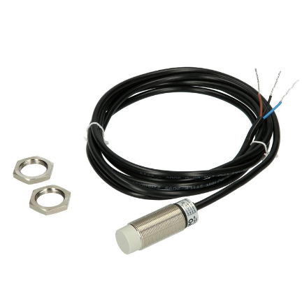 Czujnik indukcyjny zbliżeniowy | 12mm | 10–30VDC | PNP | NO | IP67 | M18 | kabel 2m | AK1/AP-4A 1