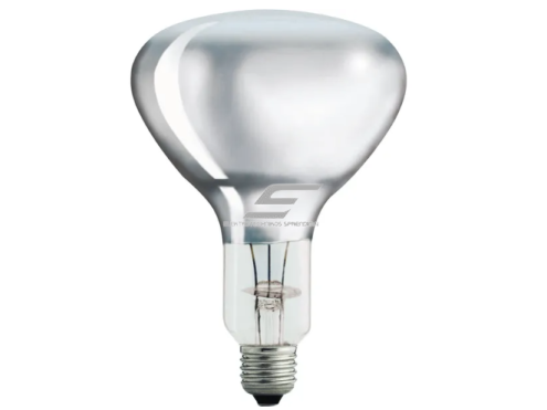 Infraraudonųjų spindulių | šiluminė | kaitrinė lemputė E27 | 375W | 230V | Philips Infraraudonųjų spindulių | šiluminė | kaitrinė lemputė E27 | 375W | 230V | Philips